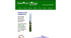 Desktop Screenshot of americanvillageapartments.com